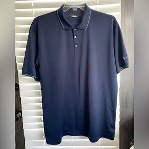 Nike Golf Polo Shirt - XXL - Navy - Fit-Dri Men's - Embroidered Logo-sleeve logo